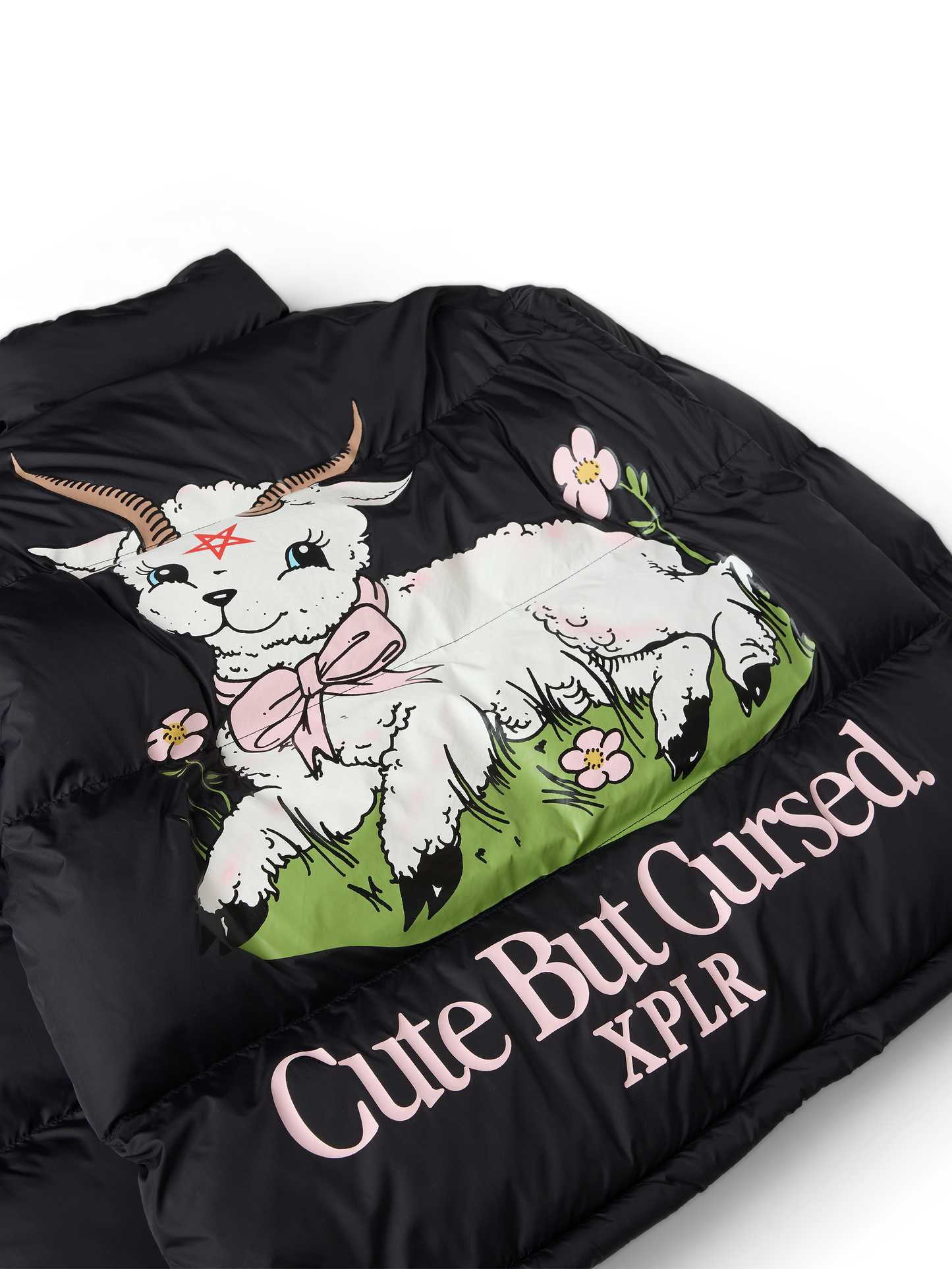 Cute But Cursed Puffer Jacket *PREORDER*