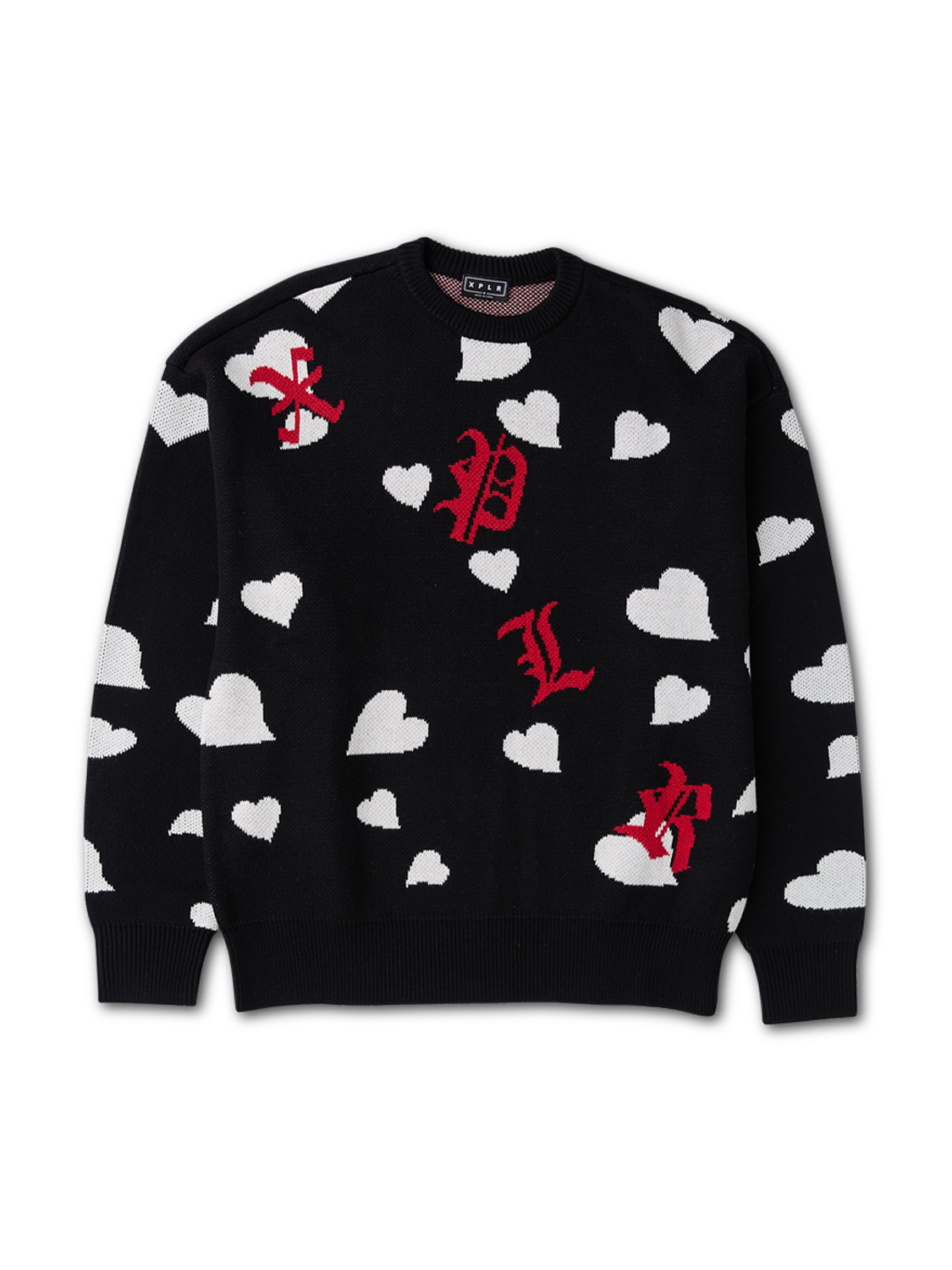 Heart Knit Sweater – XPLR Heart Knit Sweater – XPLR