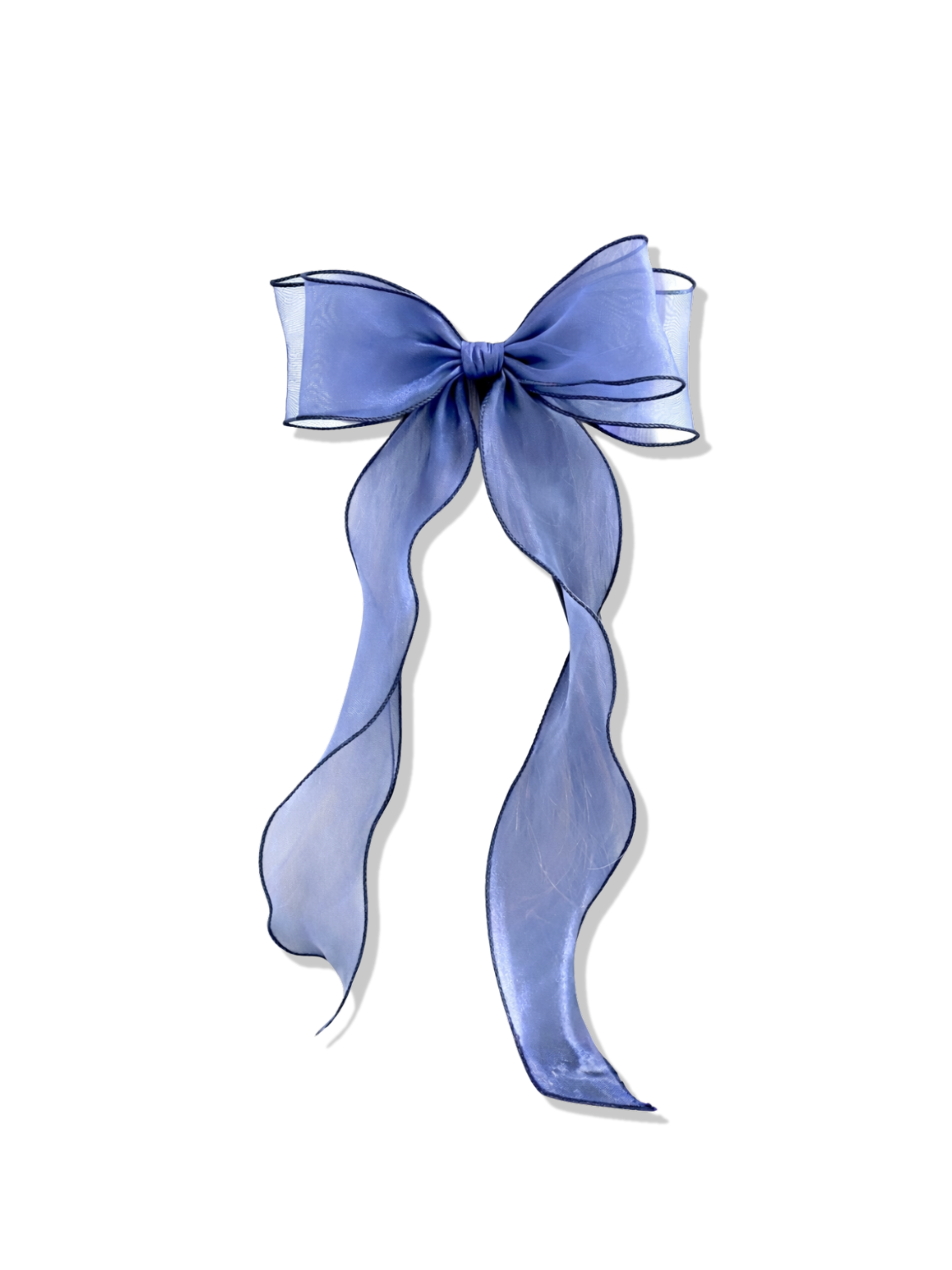 Cobalt hair bow