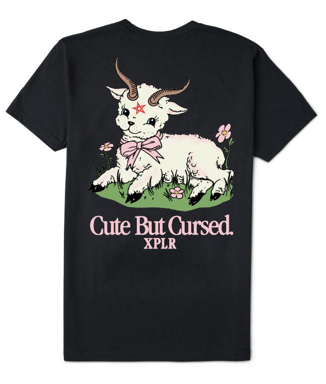 Cute But Cursed Oct'25 Tee (Art Mockup)