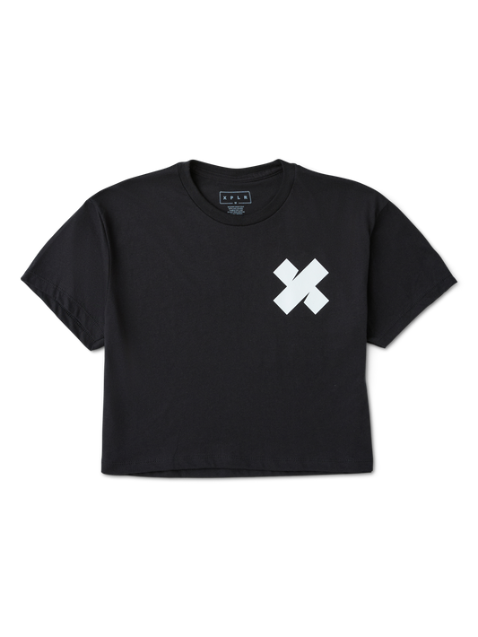 X Logo Crop Tee