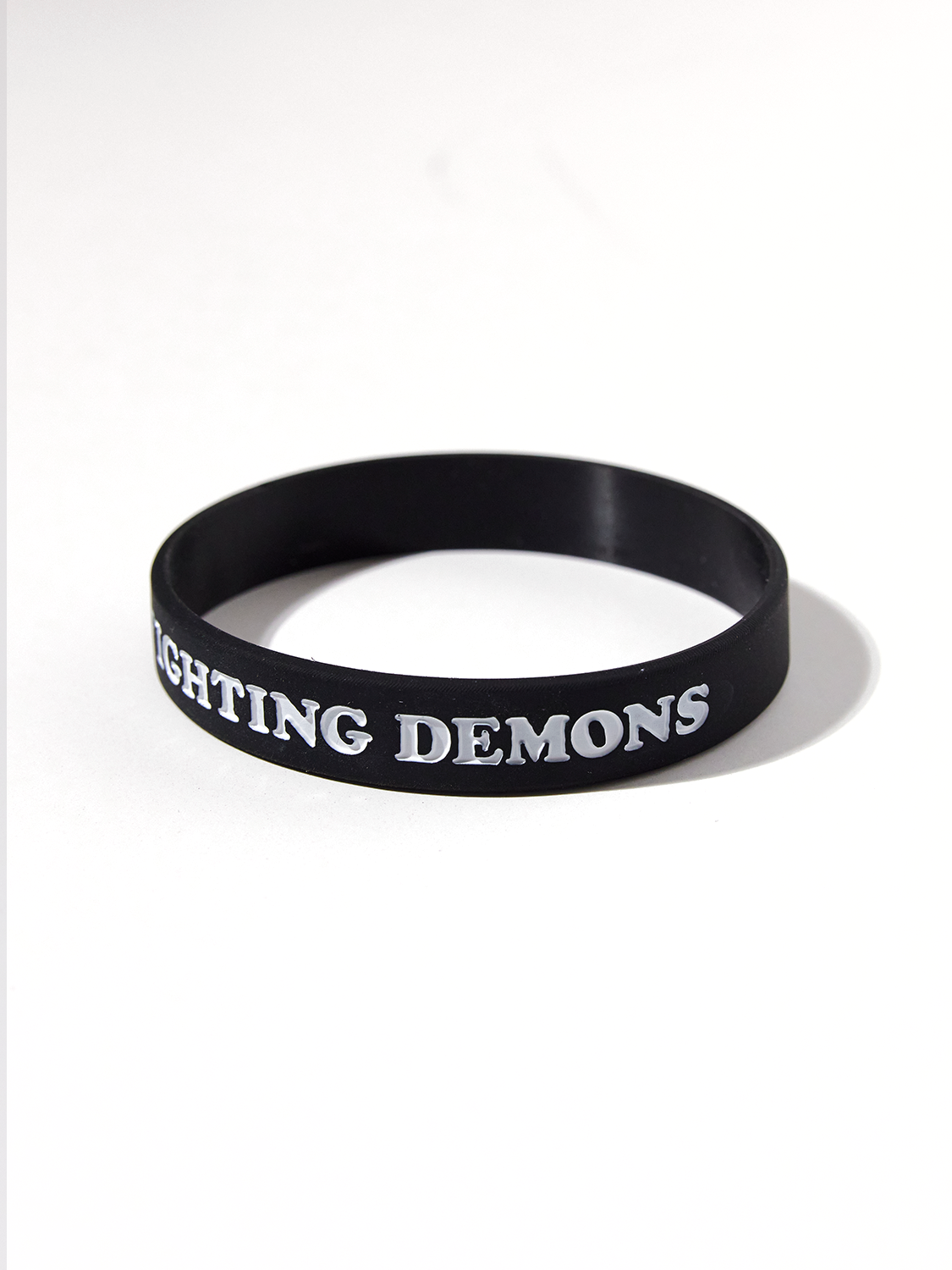 Fighting Demons Rubber Bracelet