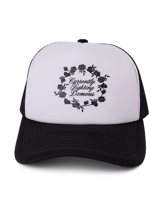 Floral Note Trucker Hat