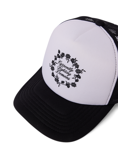 Floral Note Trucker Hat