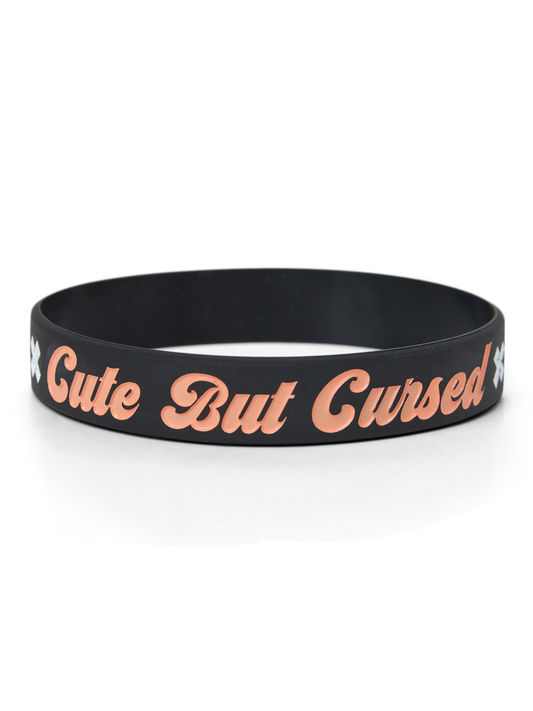 Cute But Cursed Rubber Bracelet
