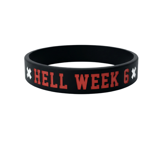 Hell Week 6 Rubber Bracelet
