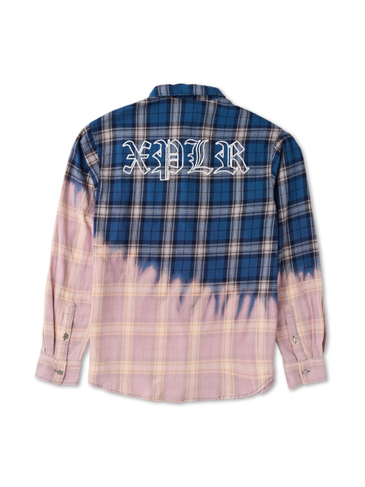 Bleach Flannel Button Up