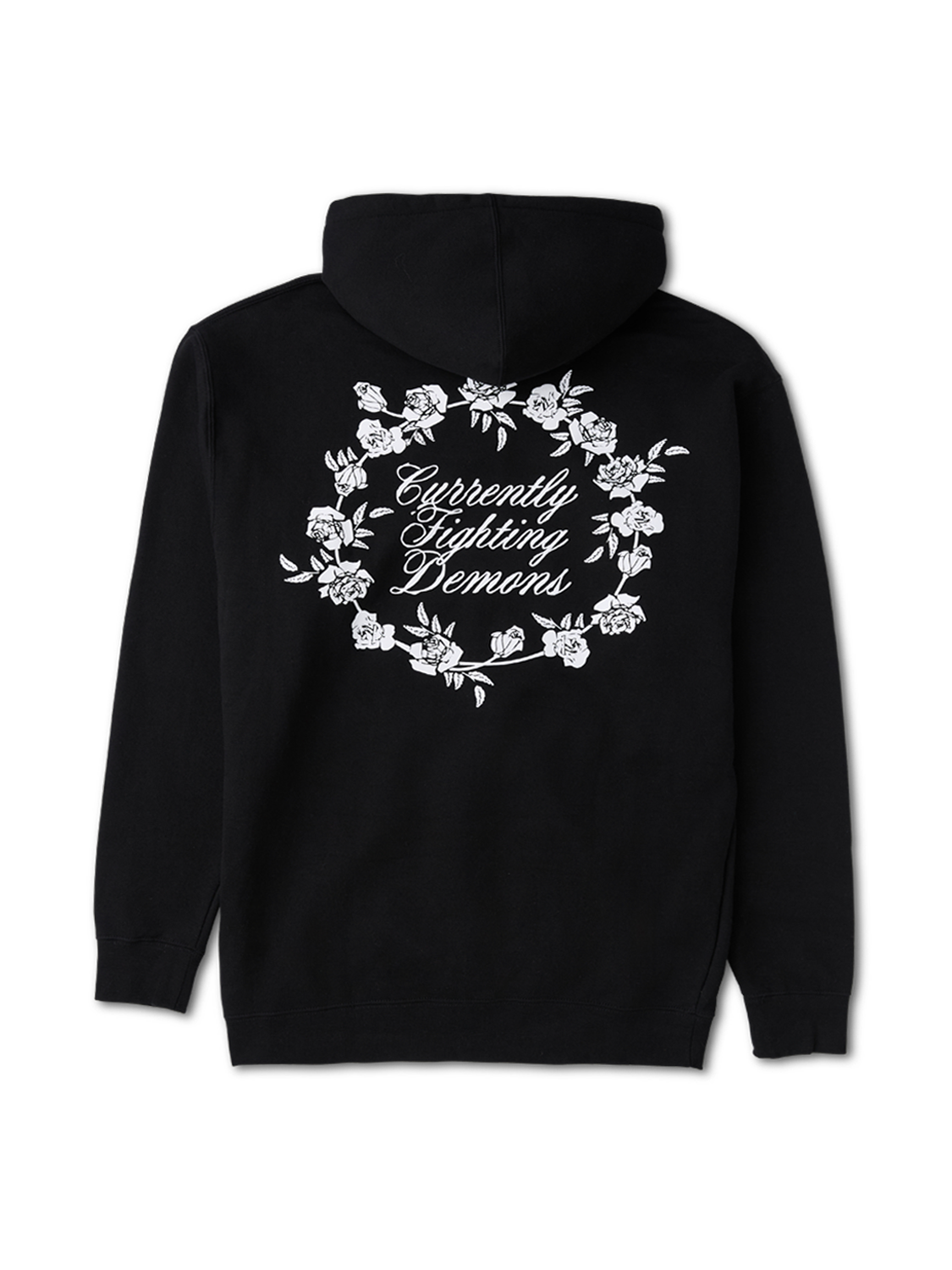 Floral Note Zip Up Hoodie