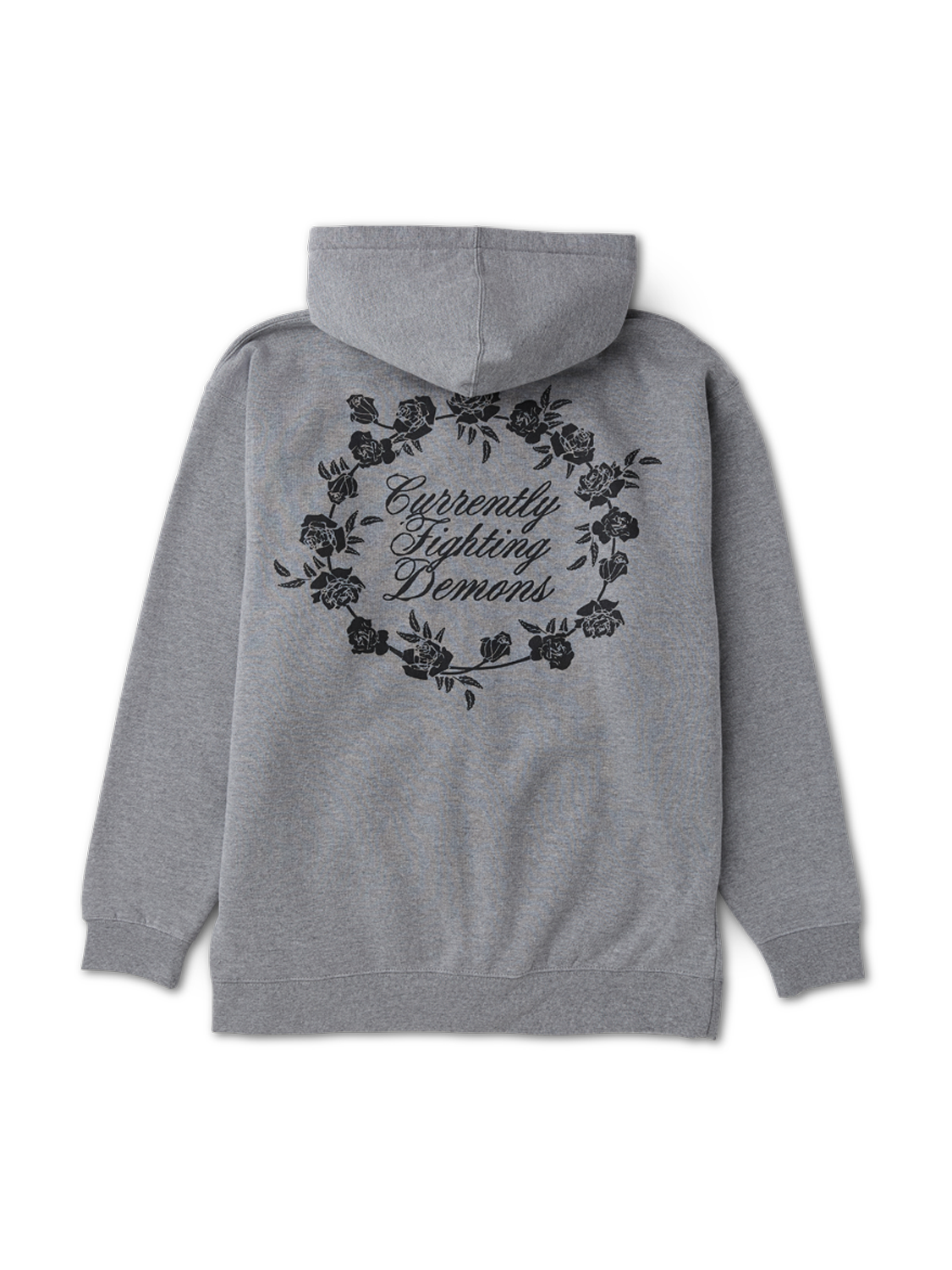 Floral Note Zip Up Hoodie