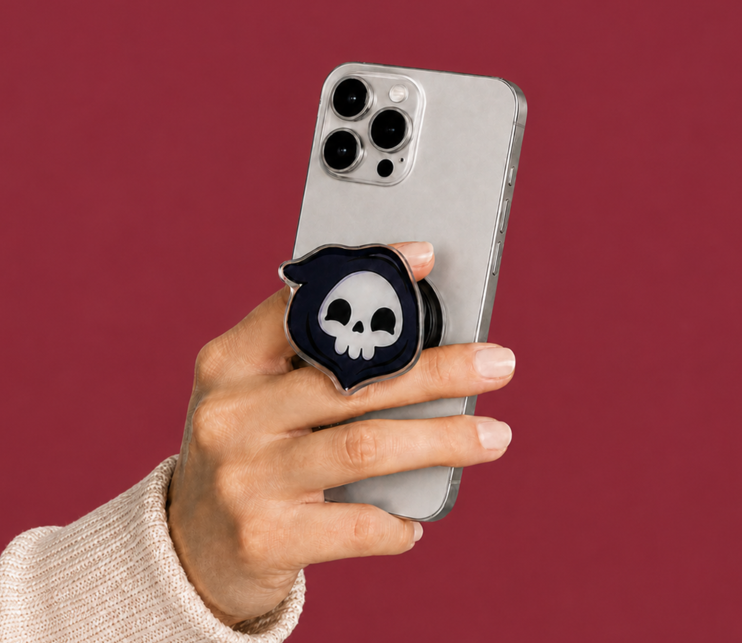 Grim Reaper Magsafe Phone Grip
