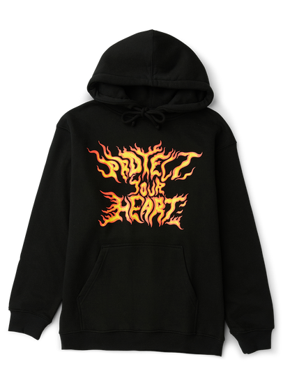 Protect Your Heart Flames Hoodie
