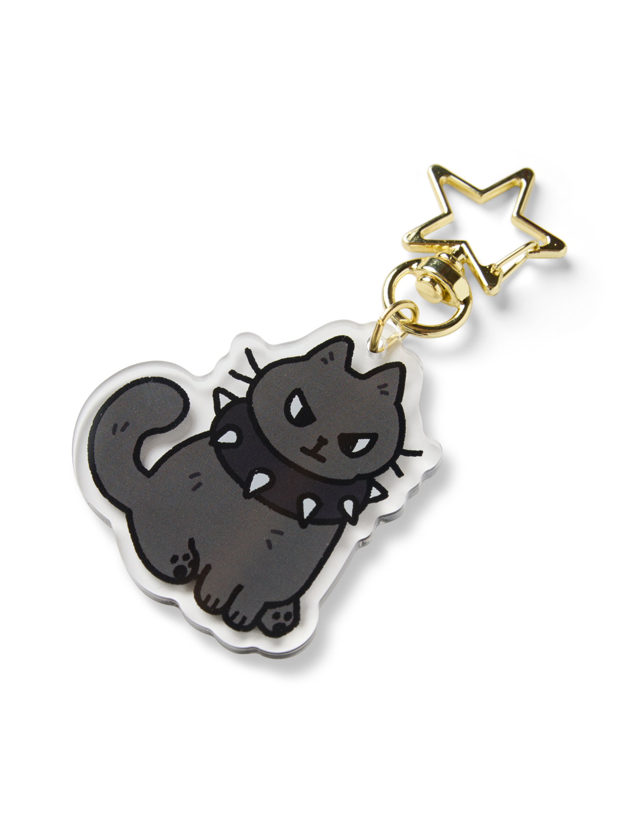 Punky Kitty Keychain