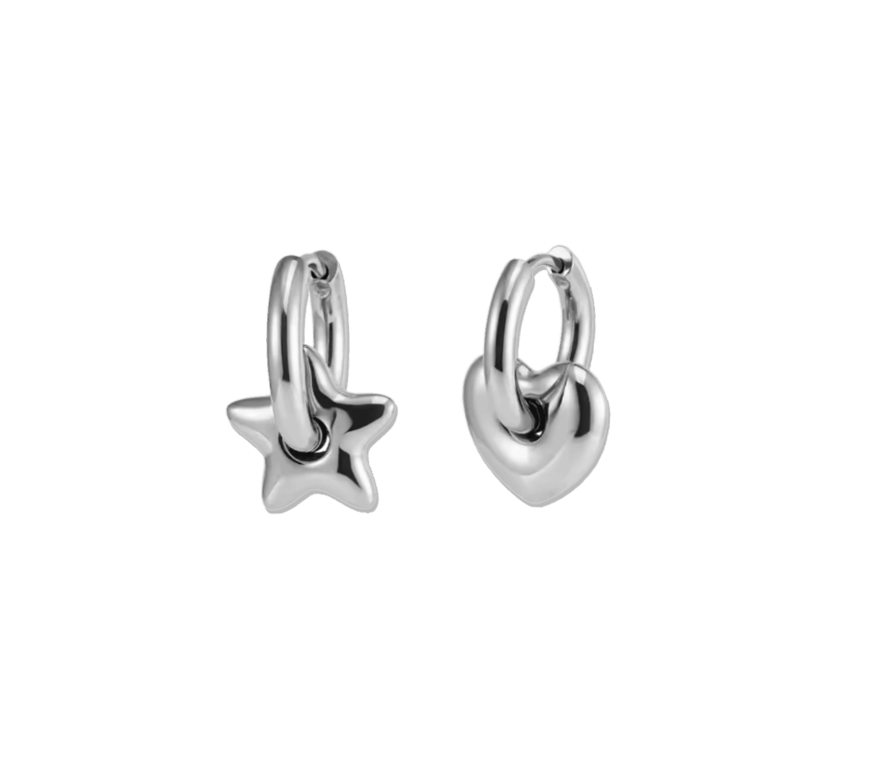 Star Heart Earrings