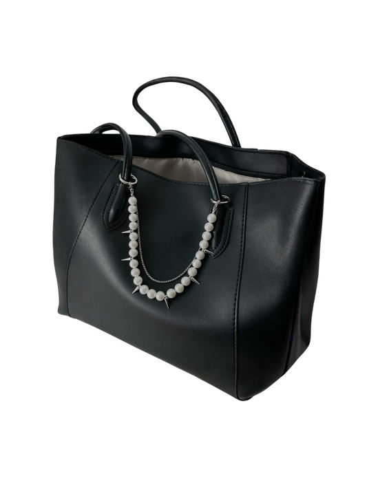 Pearl spike purse chain