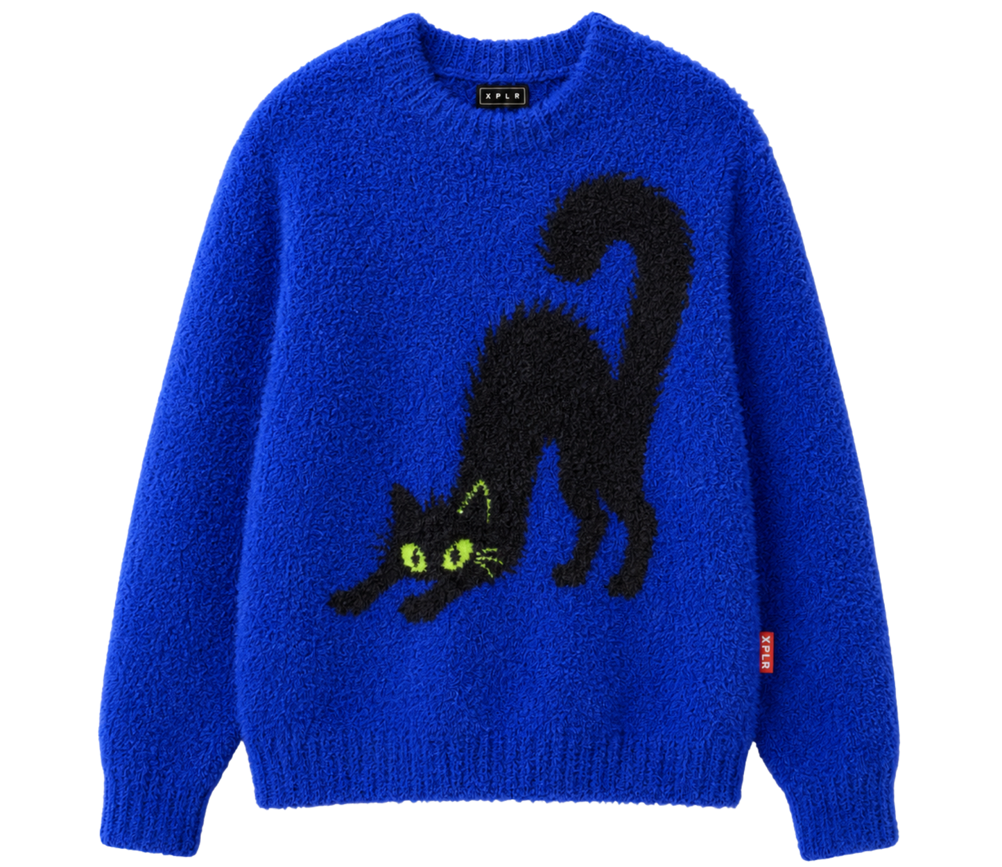 Black Cat Knit Sweater
