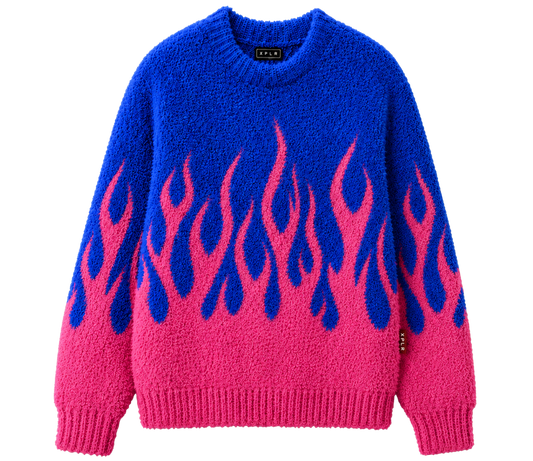 Fuzzy Flames Sweater