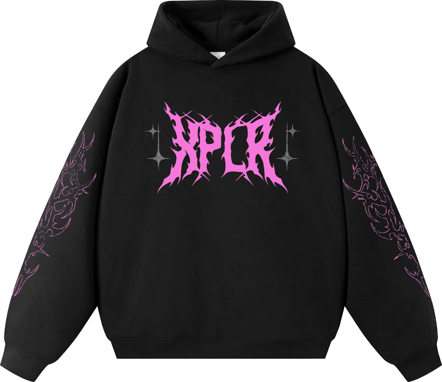 XPLR X Logo Sigilism Glow in the Dark Hoodie