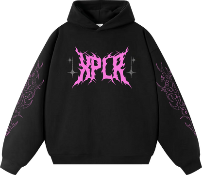 XPLR X Logo Sigilism Glow in the Dark Hoodie