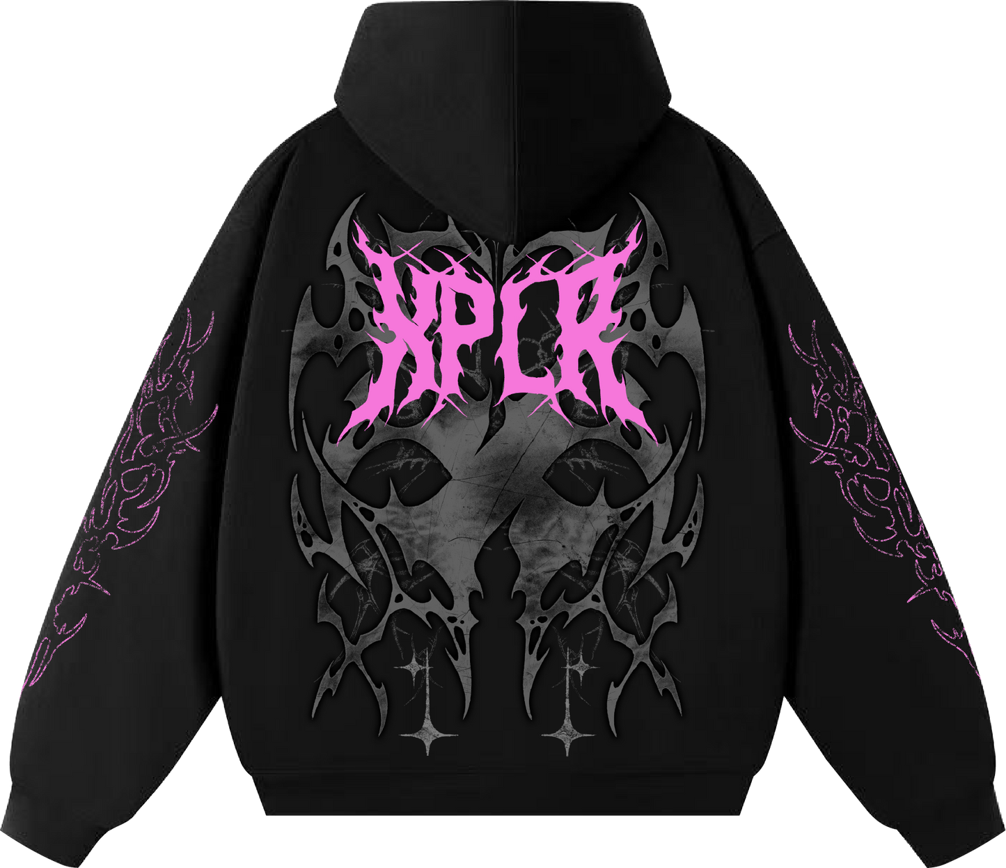 XPLR X Logo Sigilism Glow in the Dark Hoodie