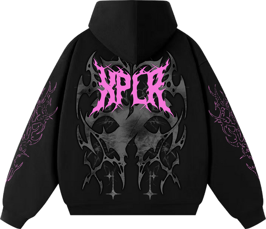 XPLR X Logo Sigilism Glow in the Dark Hoodie