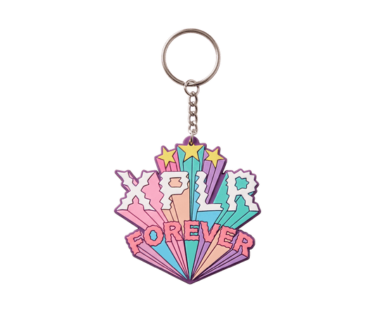 Supernova Rubber Keychain