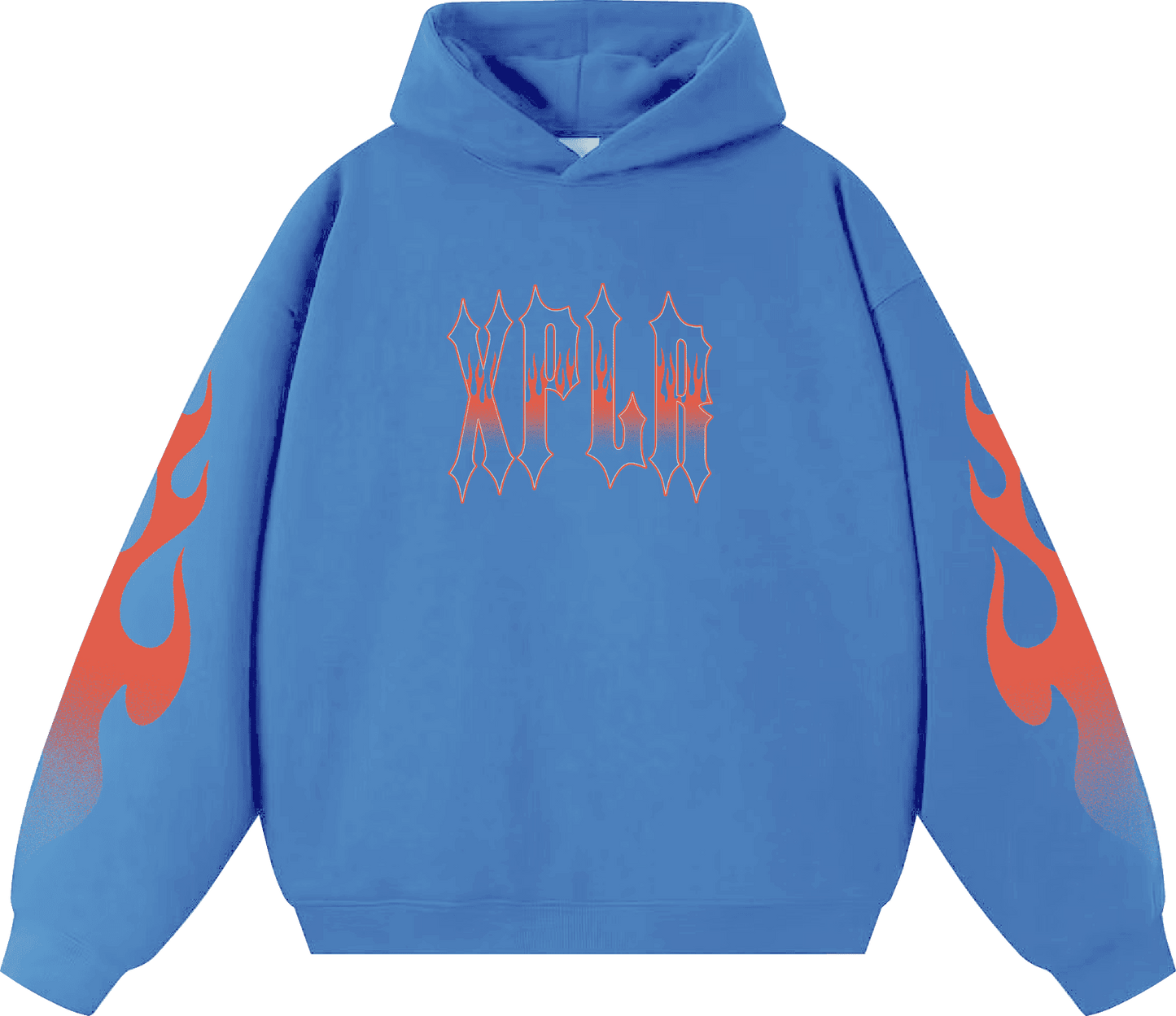 XPLR Collegiate Flame Hoodie
