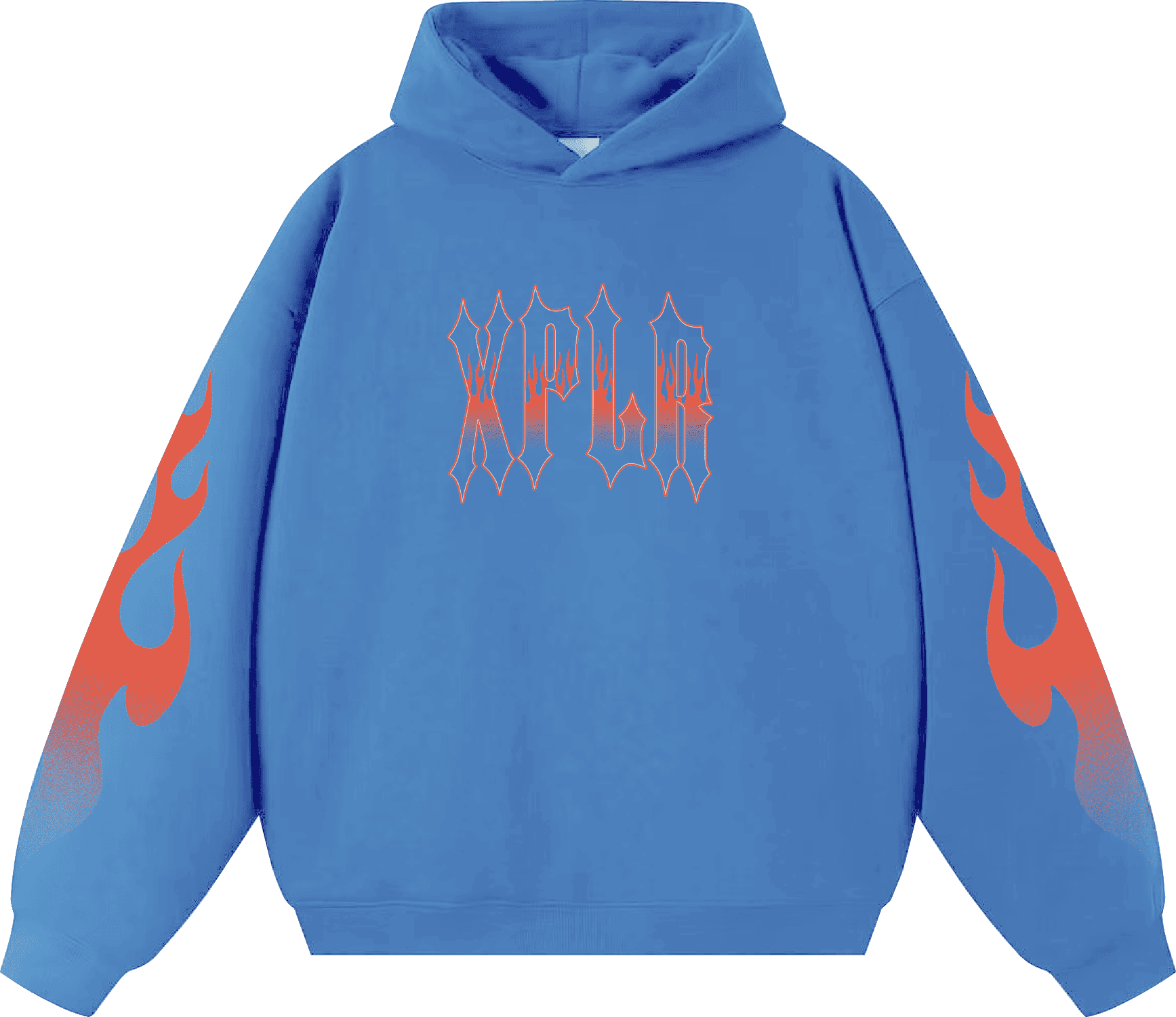 XPLR Collegiate Flame Hoodie