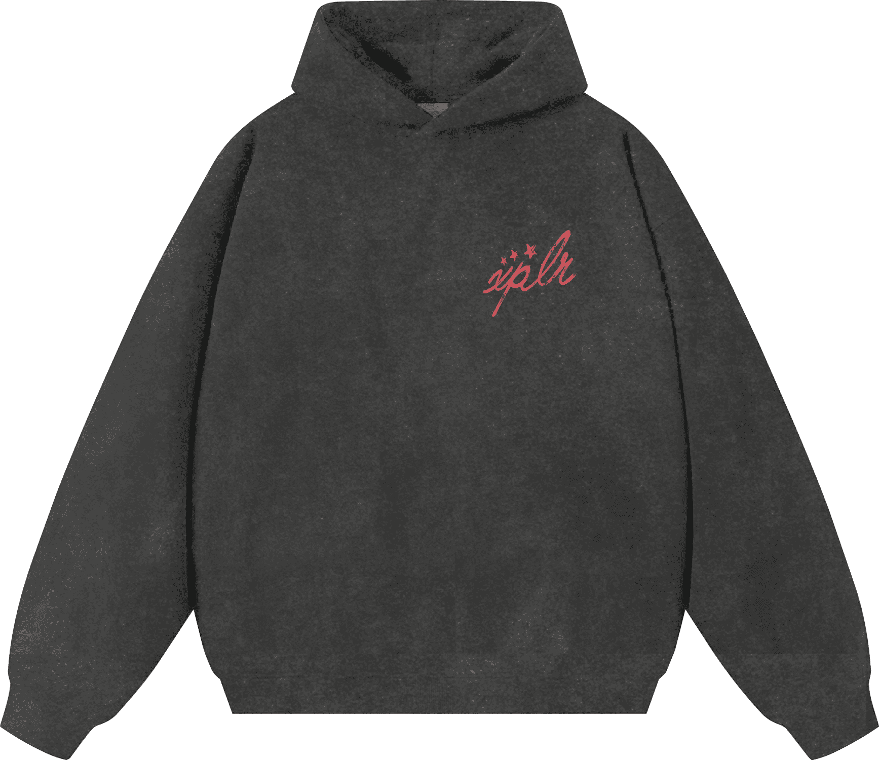 Bunny Plush Scribble Hoodie