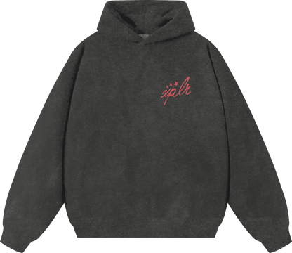 Bunny Plush Scribble Hoodie