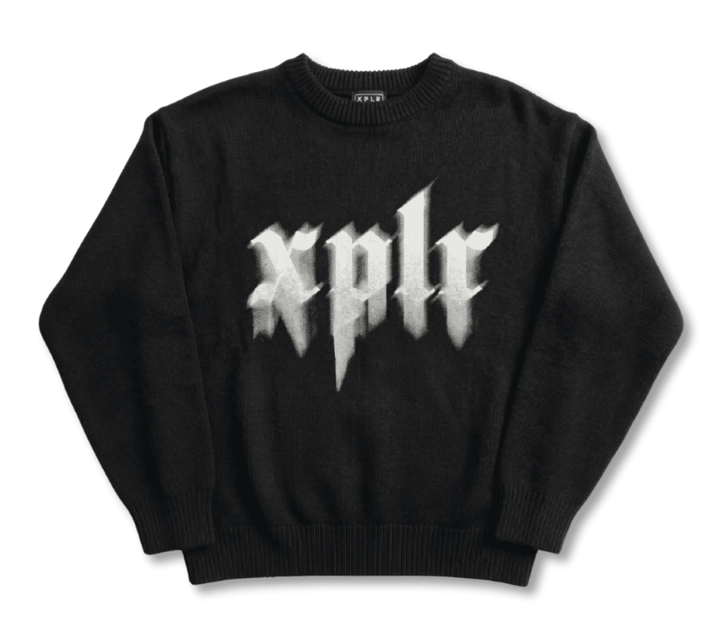 Gothic Glitch Knit Sweater (Extra Soft Cloud Knit)