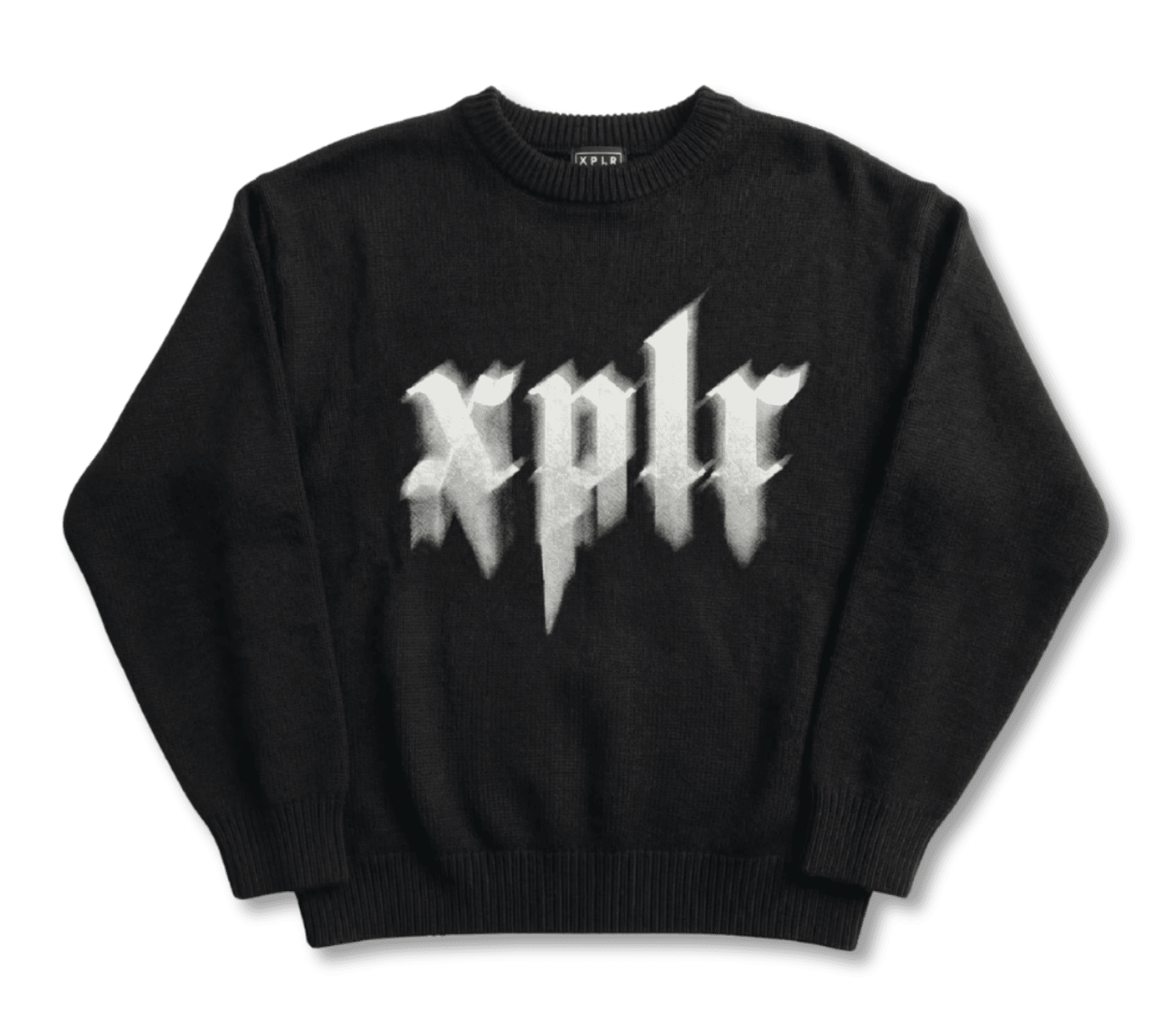 Gothic Glitch Knit Sweater (Extra Soft Cloud Knit)