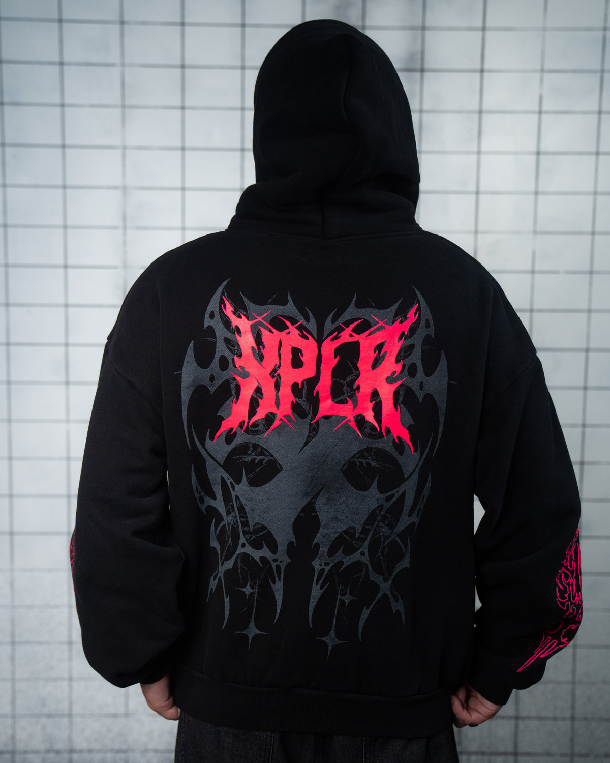 XPLR X Logo Sigilism Glow in the Dark Hoodie