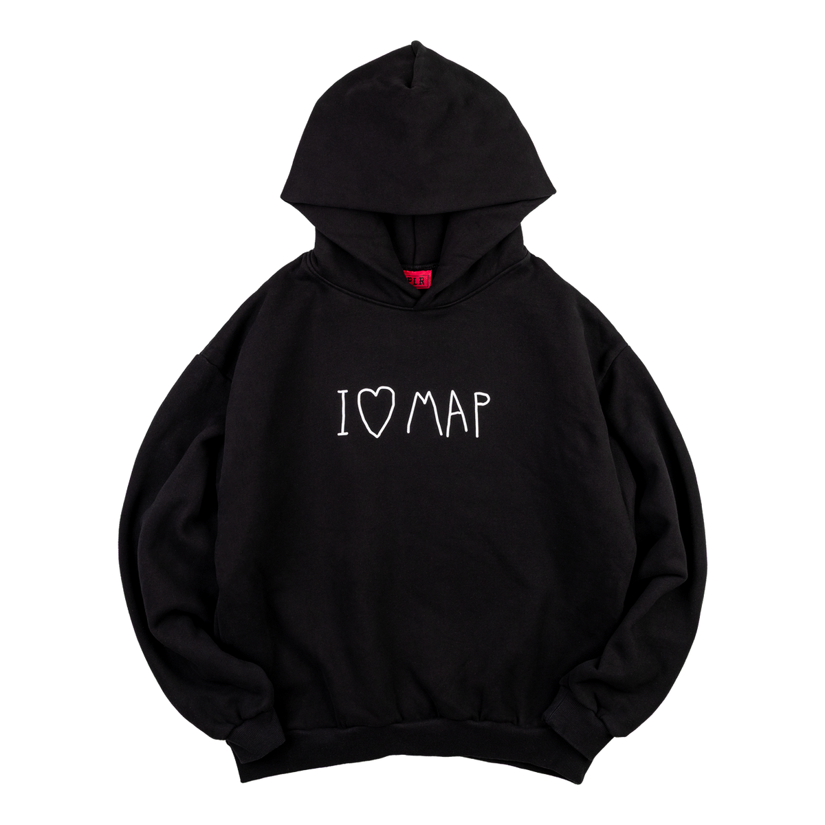 I love Map Hoodie