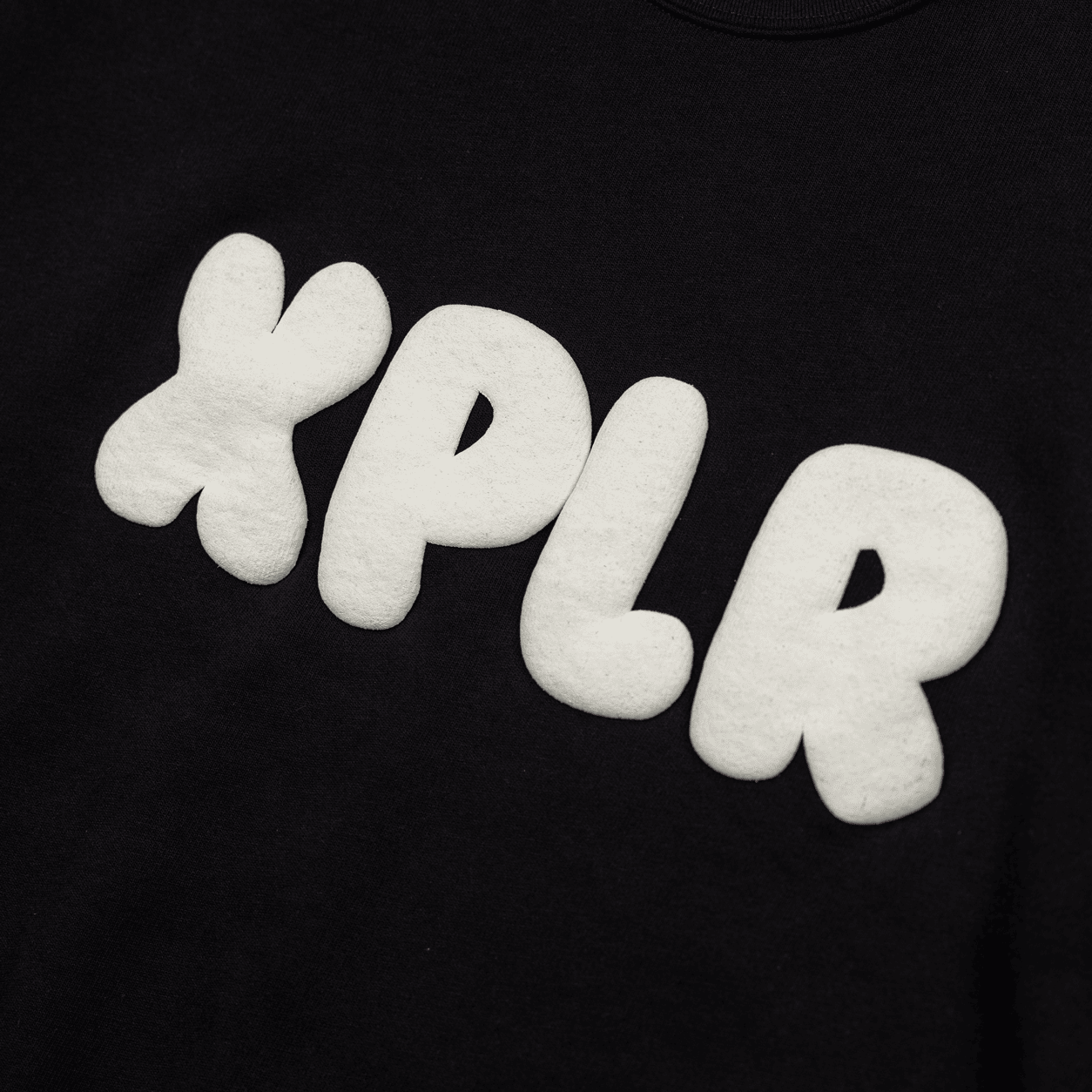 Marshmallow Logo Crewneck (puff print)