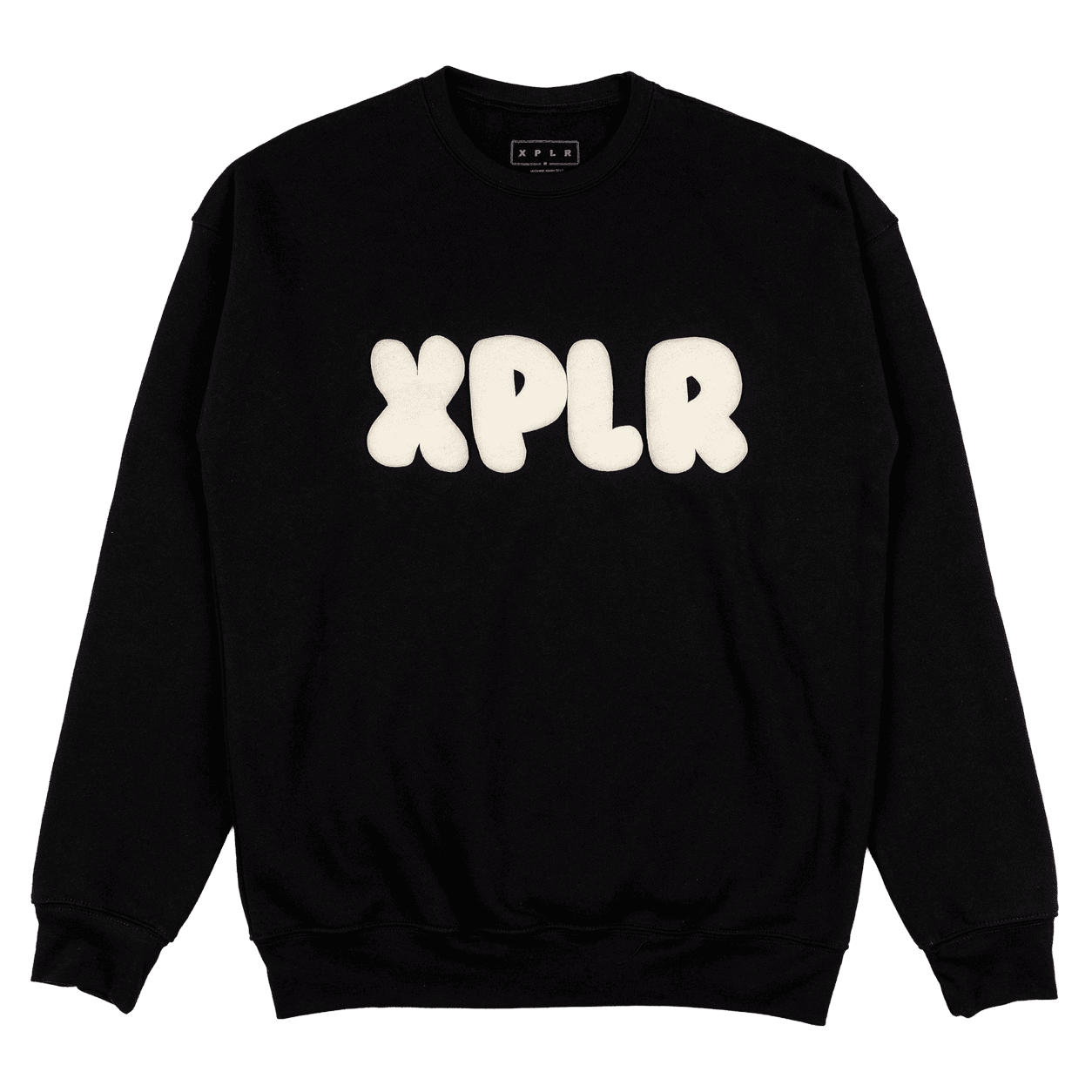 Marshmallow Logo Crewneck (puff print)