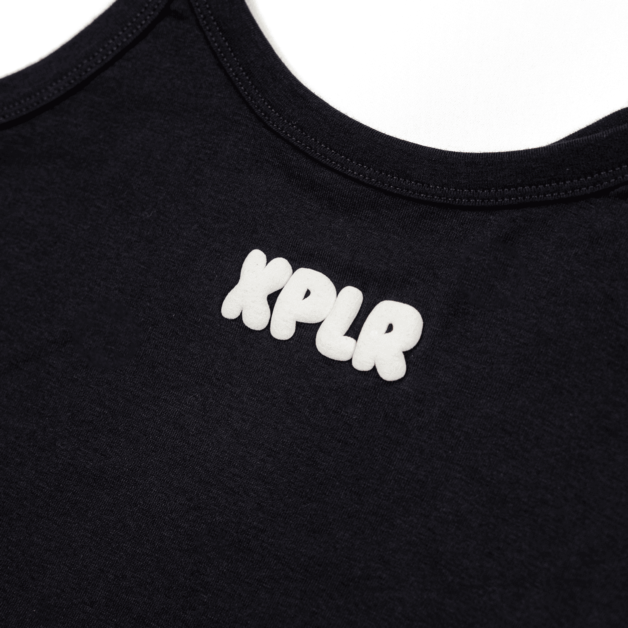 Marshmallow Logo Tank Top (puff print)