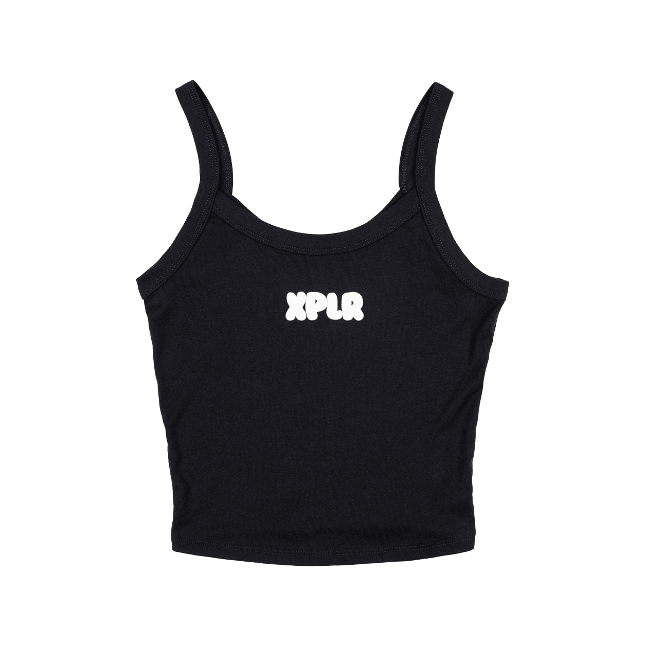 Marshmallow Logo Tank Top (puff print)