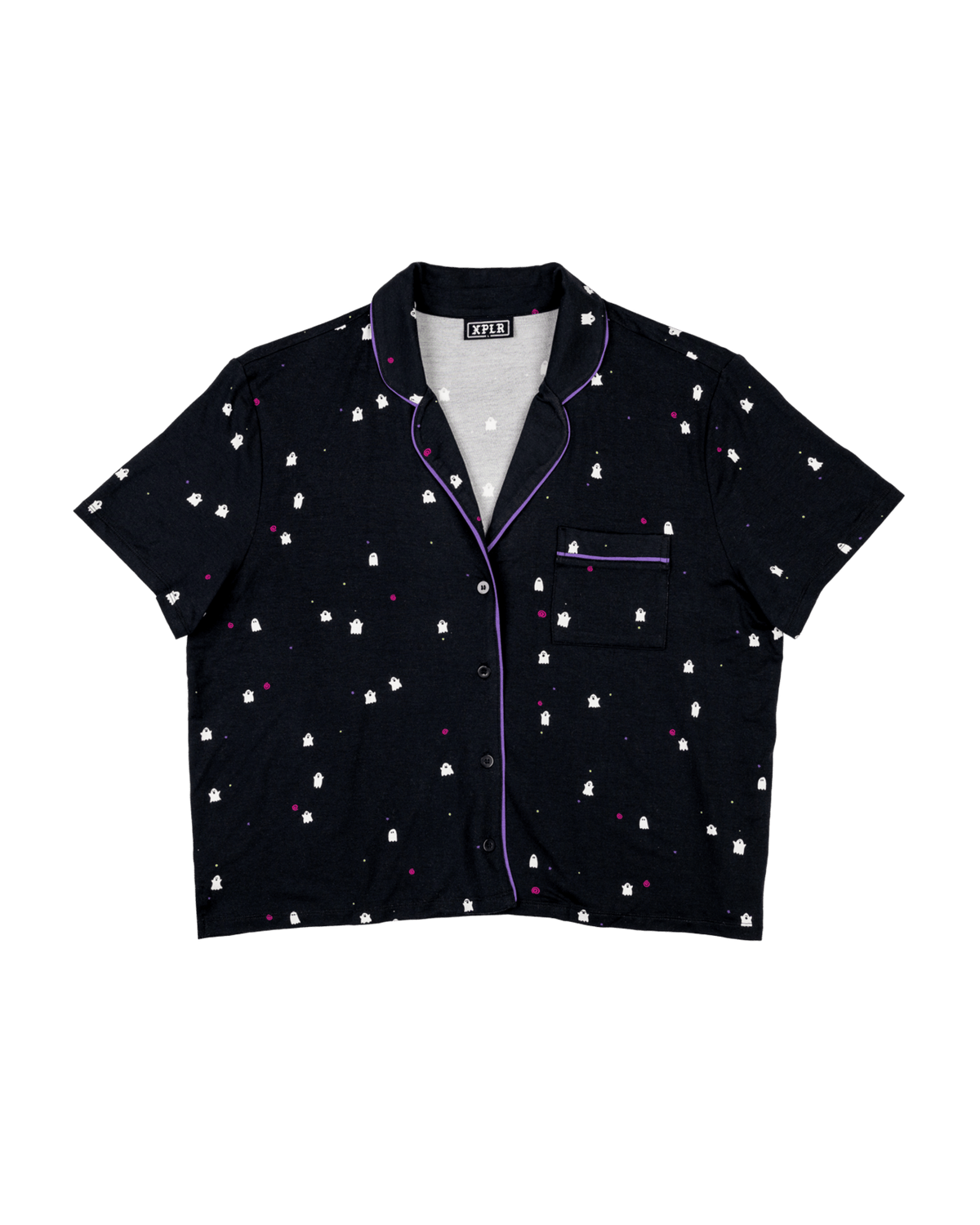 Tiny Ghost Pajama Matching Set - Top