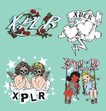 OCT'25 Sticker Sheet (Art Mockup)