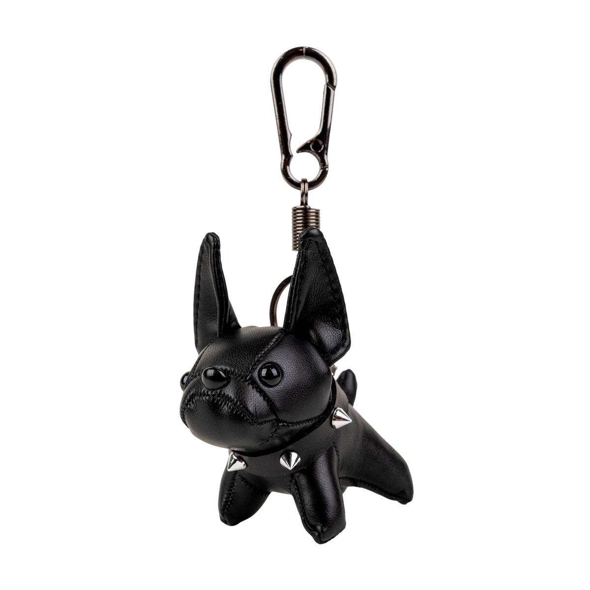 Bulldog Leather Keychain