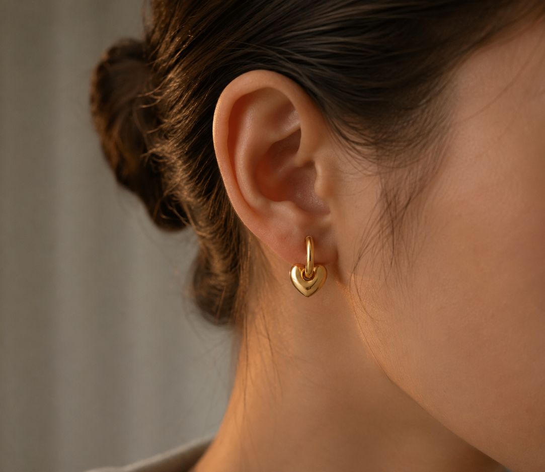 Star Heart Earrings