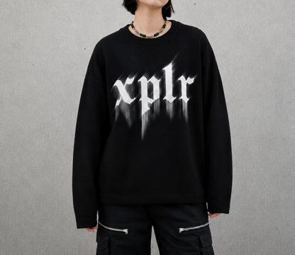 Gothic Glitch Knit Sweater (Extra Soft Cloud Knit)