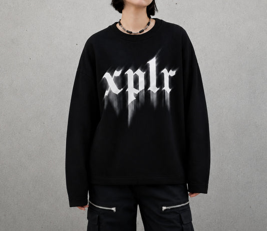 Gothic Glitch Knit Sweater (Extra Soft Cloud Knit)