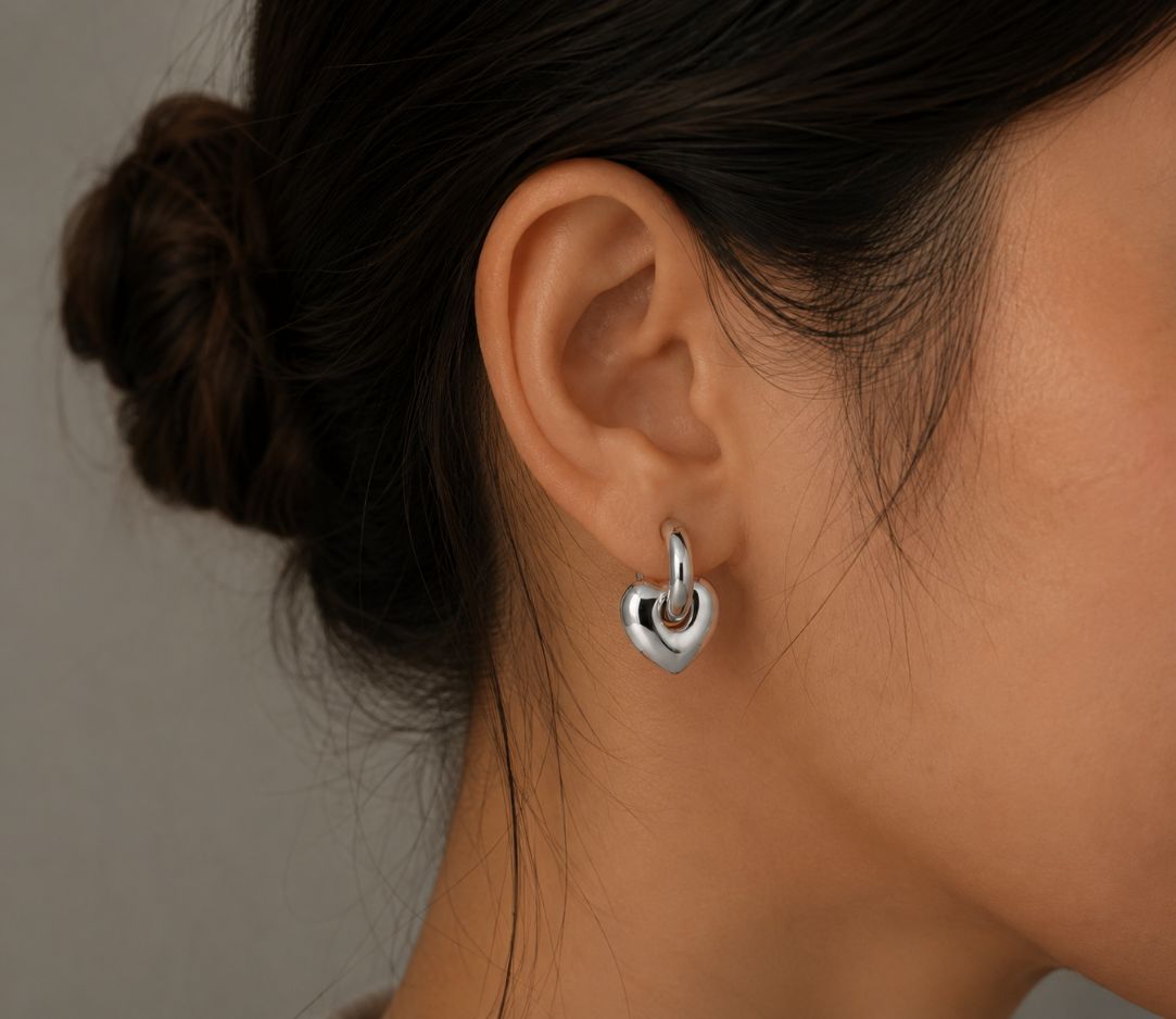 Star Heart Earrings