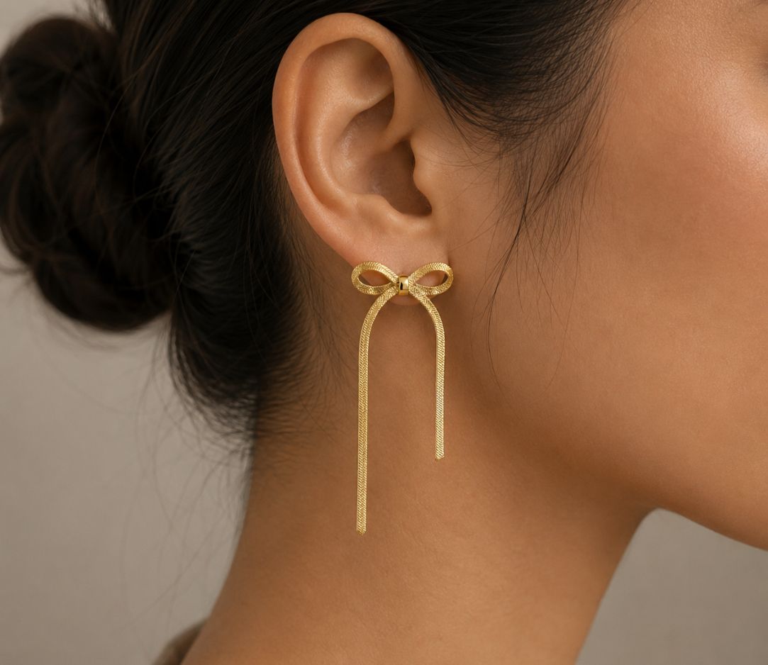 Ribbon Earrings