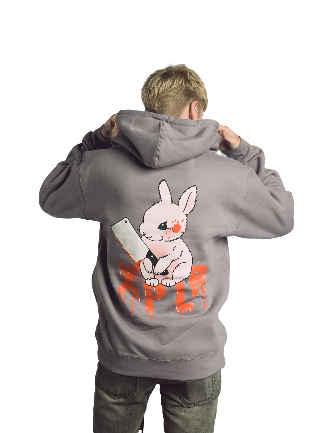 RABBIT HEAVY WEIGHT HOODIE - www.dahlsmotel.com