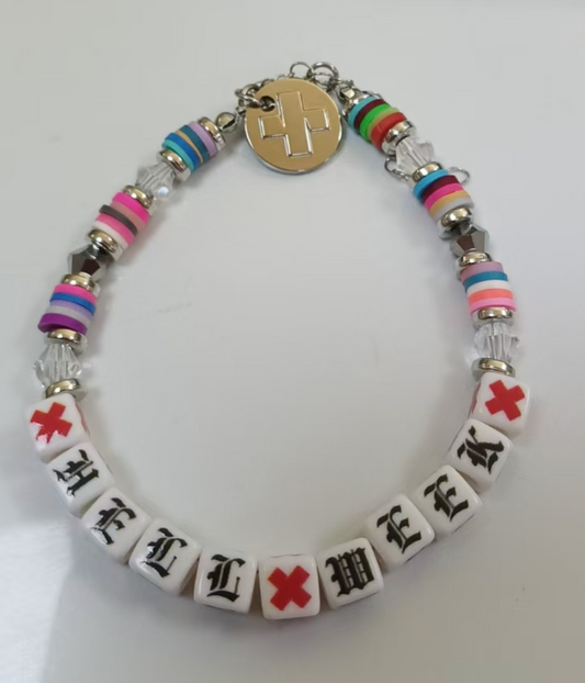 Hell Week'25 Beaded Bracelet