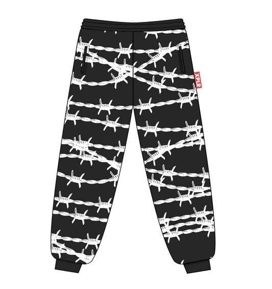 Barbed Wire Sweatpant (Art Mockup)