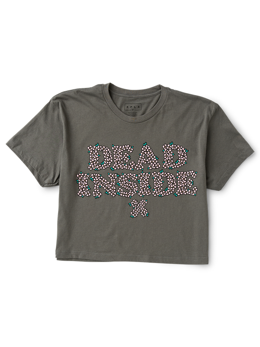 Dead Inside Cropped Tee