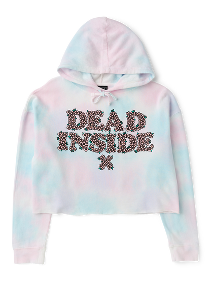 Dead Inside Cropped Hoodie